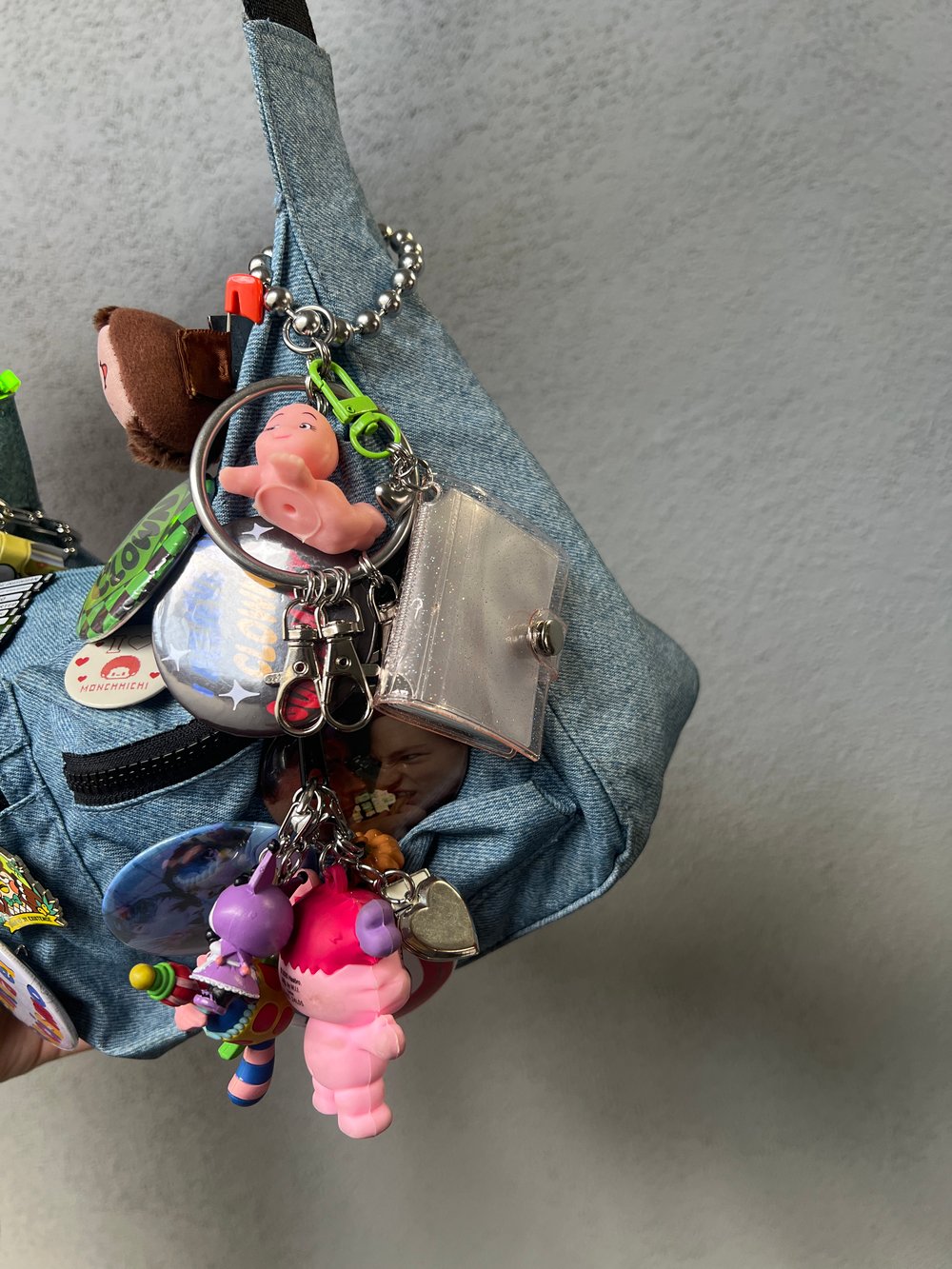 photo album bag charms