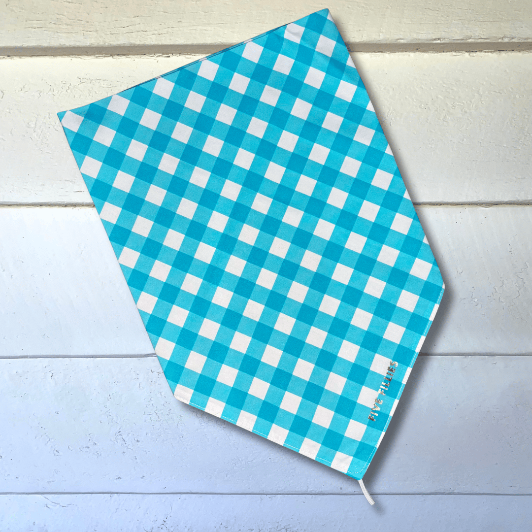Image of Turq Gingham Scarf