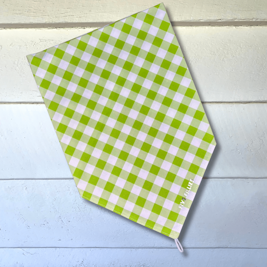 Image of Honeydew Gingham Scarf
