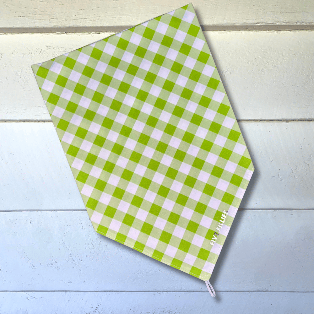 Image of Honeydew Gingham Scarf