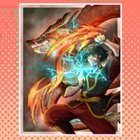 Zuko & Dragon Print