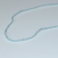 Image 2 of Celestial Aquamarine Bead Choker Necklace