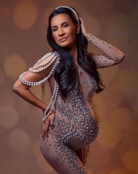 Image 1 of Perla crystal jumpsuit