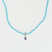 Image 4 of Sea & Sky Turquoise Bead Choker