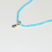 Image 3 of Sea & Sky Turquoise Bead Choker