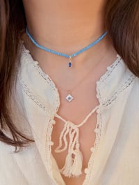 Image 6 of Sea & Sky Turquoise Bead Choker