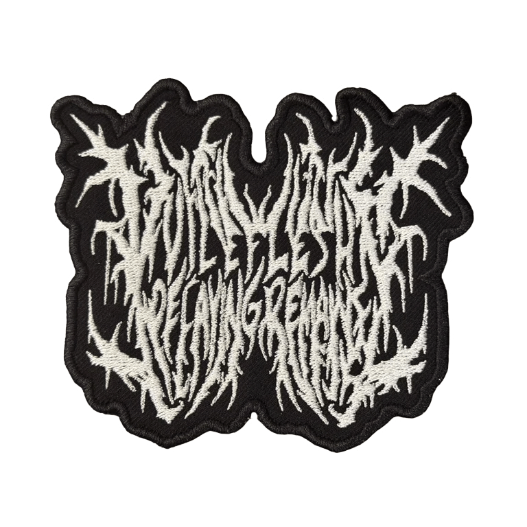 Image of Official Vile Flesh Decaying Remains Logo Patches