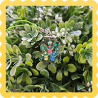 Image 1 of pikmin ✨ mini epoxy acrylic phone charm