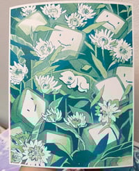 Salary Garden  Riso Print