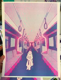 Last train home  Riso Print