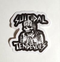 Image 1 of Suicidal Tendencies Skeleton Fan Matte Vinyl Sticker