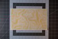 Image 1 of Topographic Camo High Heat Vinyl Stencil Kit - 2x 11"x6" Sheets Durable, Easy to Use, Avery Stenc...