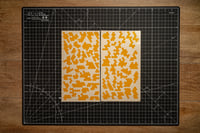 Hexagon Hex Camo V2 High Heat Vinyl Stencil Kit - 2x 11"x6" Sheets Durable, Easy to Use, Avery St...