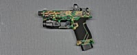 Image 4 of Flecktarn Camo High Heat Vinyl Stencil Kit - 2x 11"x6" Sheets Durable, Easy, Heat Resistant, Aver...