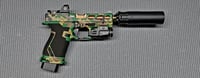 Image 5 of Flecktarn Camo High Heat Vinyl Stencil Kit - 2x 11"x6" Sheets Durable, Easy, Heat Resistant, Aver...