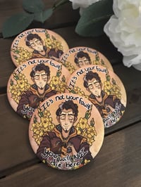 Image 1 of PREORDER: Soft Touch "Not Your Fault" Timothy Buttons