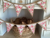 Image 3 of #34 Rustic Bunting - 10 flags *Flat rate $15.50 postage*