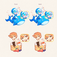 Image 4 of akito & toya animal keychains