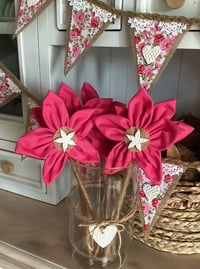 Image 2 of #9 Rustic Forever Flowers Bright Pink