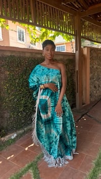 Image 2 of depths maxi fringe dress