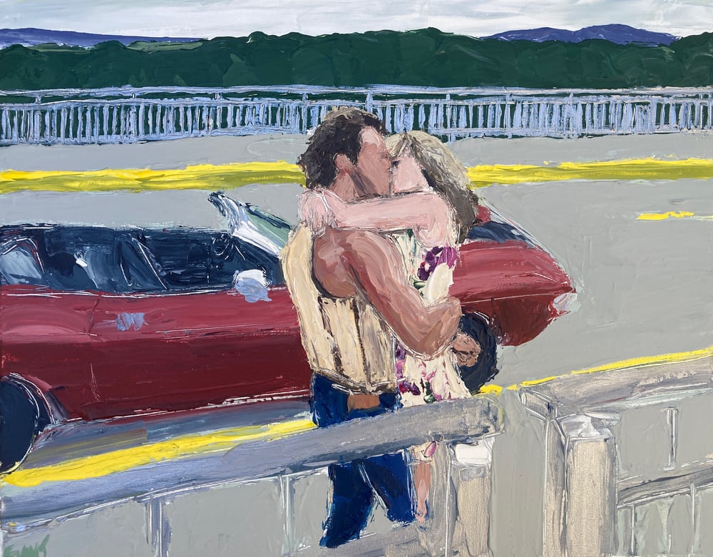 Image of Mickey and Mallory (original painting)
