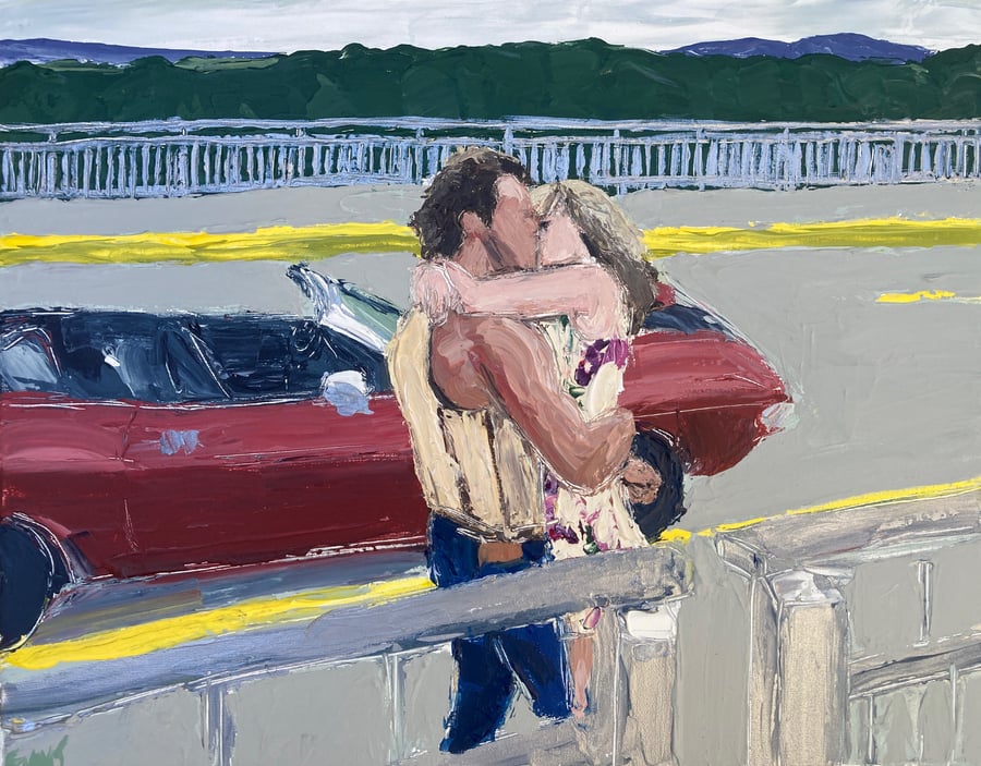 Image of Mickey and Mallory (original painting)