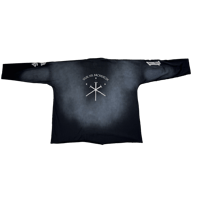 Image 1 of Sunfaded swords long sleeve - black
