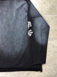 Image 5 of Sunfaded swords long sleeve - black