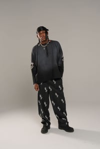 Image 6 of Sunfaded swords long sleeve - black