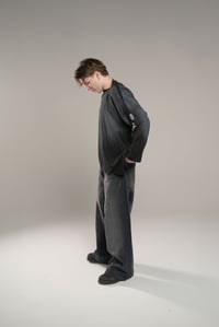Image 16 of Sunfaded swords long sleeve - black