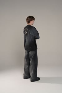 Image 17 of Sunfaded swords long sleeve - black