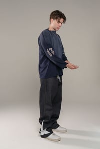 Image 13 of Sunfaded swords long sleeve - blue