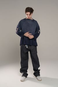 Image 14 of Sunfaded swords long sleeve - blue