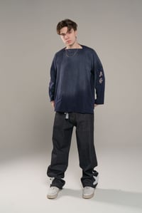 Image 15 of Sunfaded swords long sleeve - blue