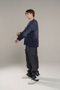 Image 16 of Sunfaded swords long sleeve - blue