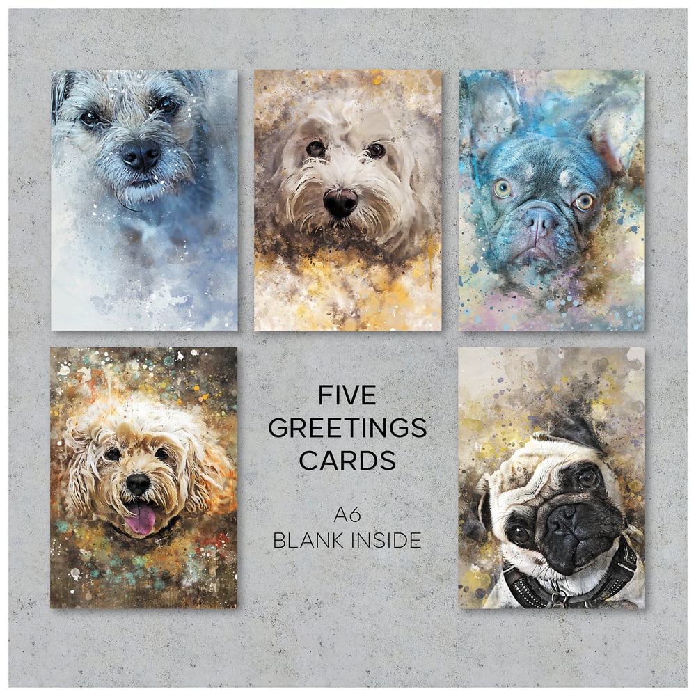 Image of Pack of 5 Greetings Cards