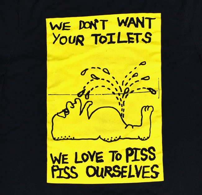 WE DON'T WANT YOUR TOILETS... 