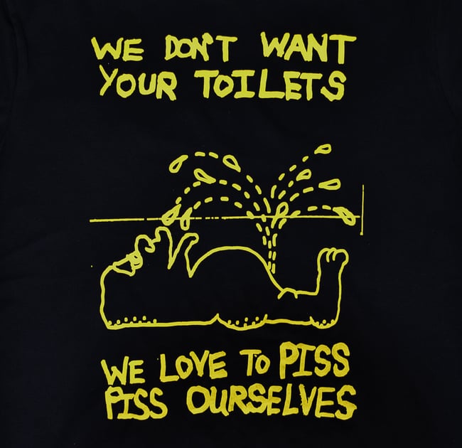 ...WE LOVE TO PISS PISS OURSELVES