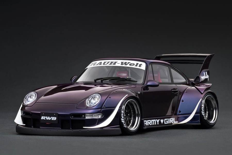 Image of 1/18 RWB Army Girl 993 (Hossy-san's race car)