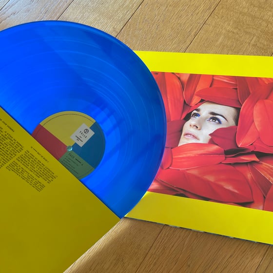 Image of Yelle "Completement Fou" 💙 transparent blue vinyl edition! (free shipping)