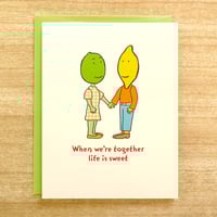 Image 1 of Sweet 'n Sour Greeting Card