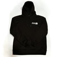 Image 1 of EXCHOODV1.0 (330 GSM)  hoody -black - without back Embroidery X