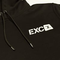 Image 2 of EXCHOODV1.0 (330 GSM)  hoody -black - without back Embroidery X