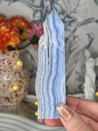 Image 1 of Blue Lace Agate Point - B