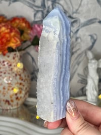 Image 2 of Blue Lace Agate Point - B