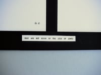 Image 2 of THEY ARE NOT BIRDS OF THE ISLE OF LEWIS    (SCREEN PRINT) 