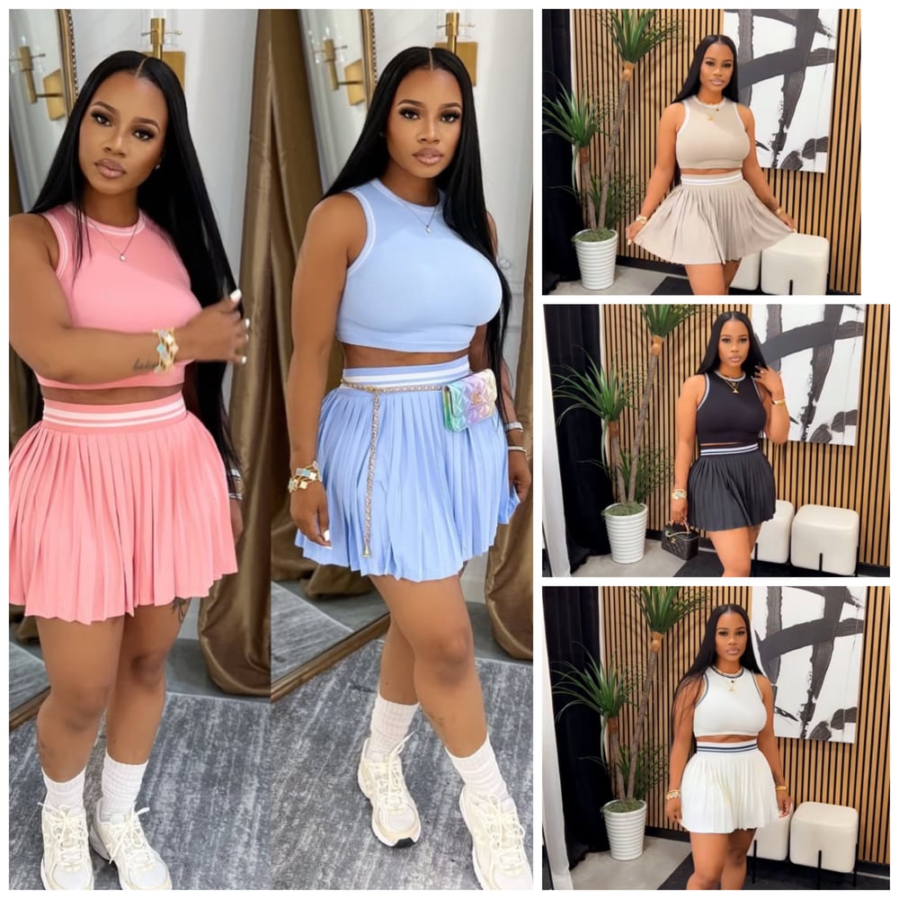 Image of SERENA TENNIS SKIRT SET