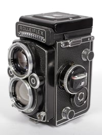 Image 3 of Rolleiflex 6X6 TLR 2.8F Medium format film camera with Planar 80mm F2.8 FULL CLA #0559