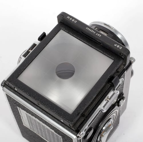 Image of Rolleiflex 6X6 TLR 2.8F Medium format film camera with Planar 80mm F2.8 FULL CLA #0559