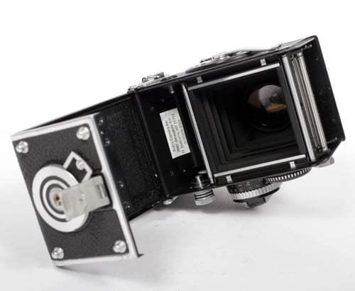 Image of Rolleiflex 6X6 TLR 2.8F Medium format film camera with Planar 80mm F2.8 FULL CLA #0559